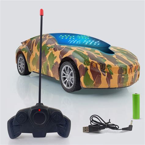 NHR Chargeable 3D Remote Control Lighting Famous Car for Kids, Stylish ...