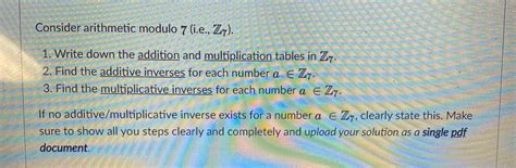 Diagram of a Multiplication Table Gor Arithmetic Modulo 7 的图像结果