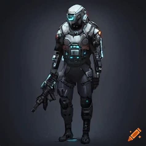 Futuristic Soldier Concept Art