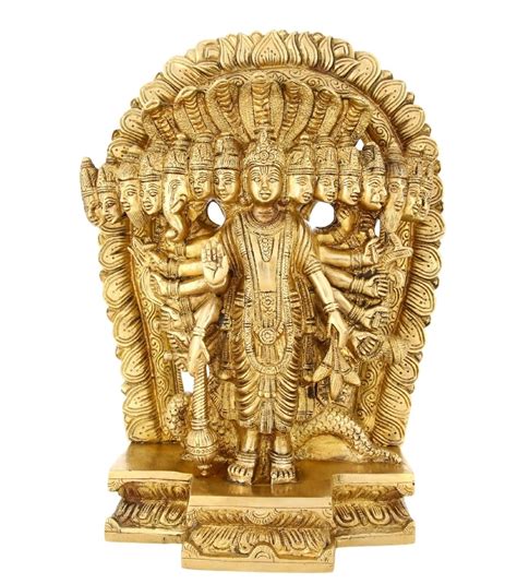 Buy HomeDecor Religious Gifts 15 Headed Lord Vishnu in His Cosmic ...