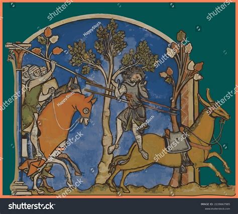 Illustration Biblical Story Absalom King Davids Stock Vector (Royalty ...