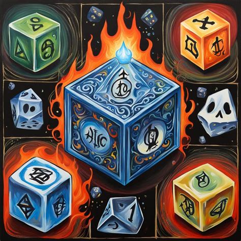 1 Dice, evil, powerful aura, ghost - AI Generated Artwork - NightCafe ...