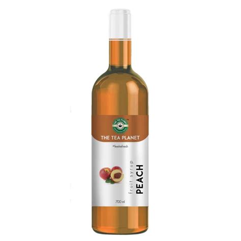 Peach Fruit Syrup - 700 ml The Tea Planet – JITCO