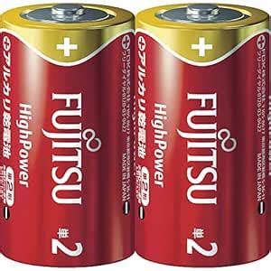 Fujitsu LR14FH(2S) [High Power] Alkaline Battery, AA Type, 1.5V, Pack ...