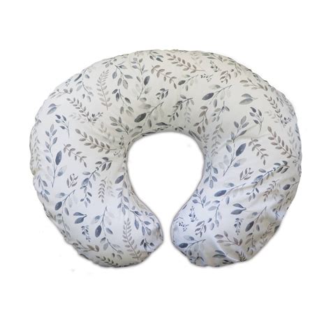 Boppy Nursing Pillow and Positioner - Gray Taupe Watercolor Leaves ...