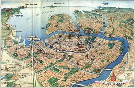 Saint Petersburg Russian Maps
