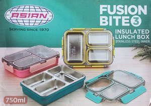 Flipkart.com | asian FUSION BITE 3 INSULATED STAINALESS STEEL FRESH ...