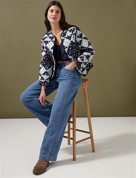 Buy Pure Cotton Reversible Quilted Jacket at Marks & Spencer