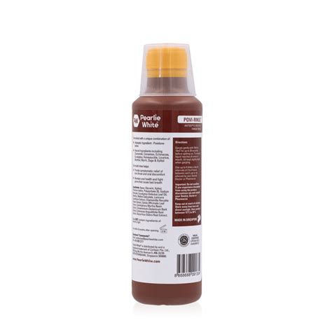 Povi-Rinse™ Antiseptic Mouth & Throat Rinse 250ml | Pearlie White