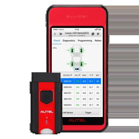 Autel MaxiTPMS Ts508 Program Sensor 的图像结果