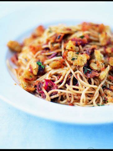 Spaghetti with anchovies   Jamie Oliver pasta recipes  