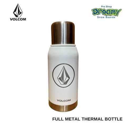 VOLCOM ボルコム FULL METAL THERMAL BOTTLE VMXX03JMY4 WHT ロゴ 保温ボトル 2024 ...
