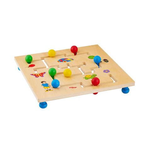 Eduedge find the path is a board with knobs to move in grooves ...