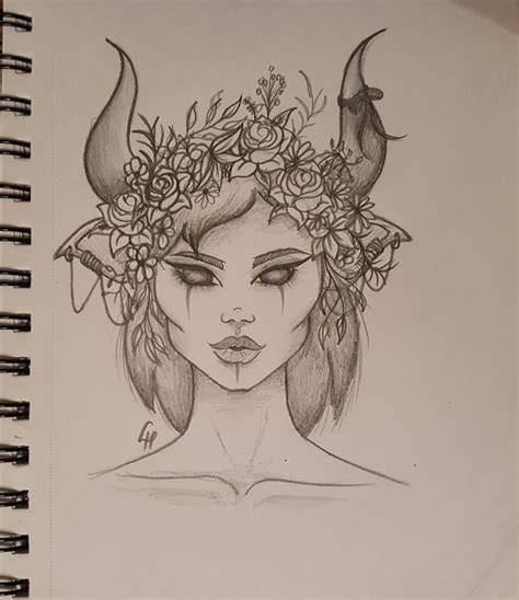Pencil Drawings Of Devils