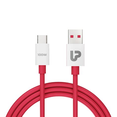 VoLo 100W SUPERVOOC Fast Charging Type C Cable UL1216RD-0100 – UltraProlink