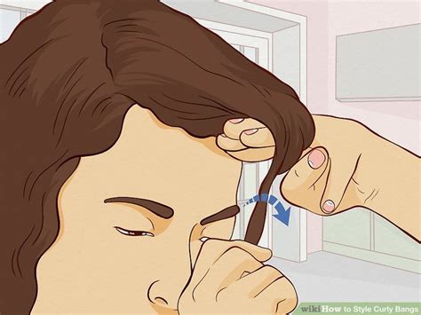 Curled Bangs Tutorial 的图像结果