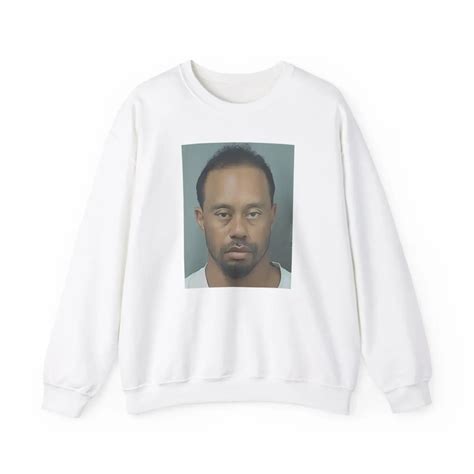 Tiger Woods Mugshot Sweatshirt - Bold and Iconic Design