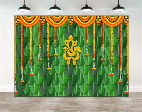 Buy Ticuenicoa 7×5ft India Pooja Traditional Photography Backdrop ...