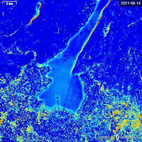 Europe is witnessing its worst dry spell in recent times, satellite ...