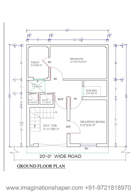 500 Square Feet House - Customized Designs by Professionals ...