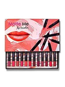 Buy Incolor Matte Me Crayon Lipstick Combo Pack of 12 Online at Low ...