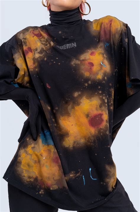 Huemn Blood Washed Starlight T-Shirt (Black) – HUEMN