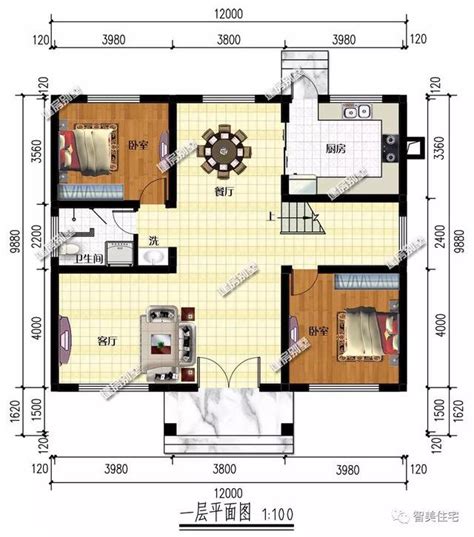 100平米两间三层楼房设计图，农村盖房舒服实用最重要_三层别墅设计图_图纸之家