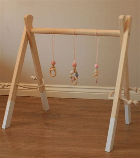 Wooden baby gym frame sale UK activity arch baby shower gift | Etsy ...