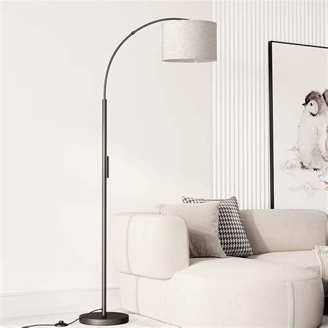 SUNMORY Arc Floor Lamp with Remote,Modern Floor Lamp with Stepless Dim ...