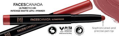 Buy Faces Canada Ultime Pro HD Intense Matte Lips + Primer 1.4g ...