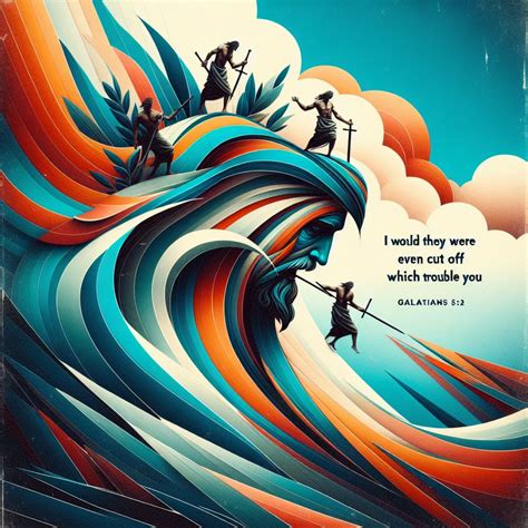 What does Galatians 5:12 mean? | Bible Art