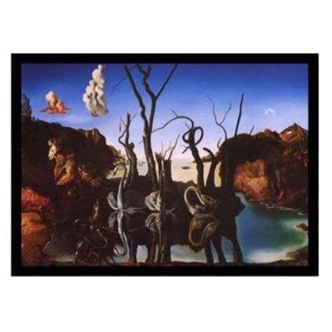 Salvador Dali Swans Reflecting Elephants