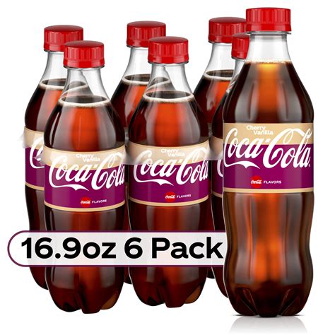 Cherry Vanilla Coke, Cherry Vanilla Flavored Coca-Cola Soda Pop Soft ...