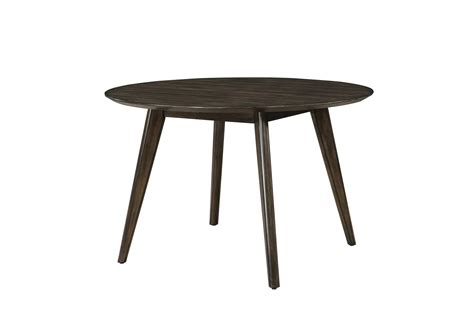 REX 48" ROUND DINING TABLE - WALNUT