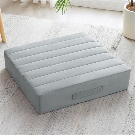 Amazon.com: LANITI 24” Inch Extra Large Floor Cushions Tufted Floor ...