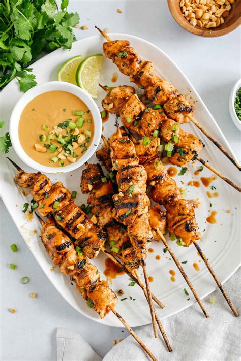 Thai Chicken Satay Skewers Recipe 60 Photos - Fdgroupsrl.com