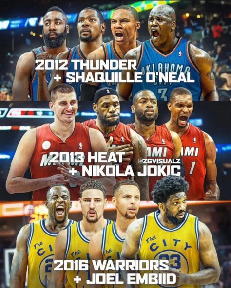 NBA - Which team are you taking? (via @zgvisualz) | Facebook
