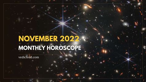 November 2022 Monthly Horoscope Based on Vedic Astrology