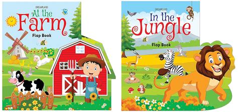 Buy At the Farm - Lift The Flap Book with Bright & Colourful Pictures ...