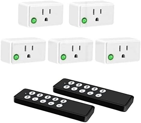 Sonsonai Wireless Remote Control Outlet Plug, Remote Light Switch Kit ...