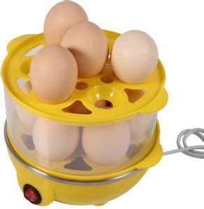 K2J Double Layer Electric Egg Boiler, Cooker, Poacher Steamer Egg ...