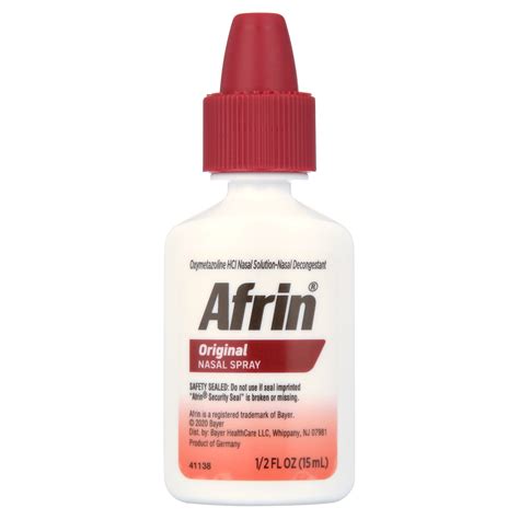 Afrin Original 12 Hour Nasal Congestion Relief Spray - 30 ml - Walmart.com