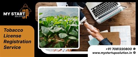 Tobacco License Registration Service in india