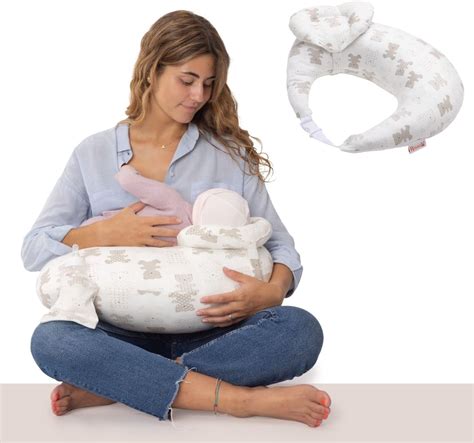 RUGUIES- Nursing Pillow- Breast Feeding Pillow Baby- Ergonomic and ...
