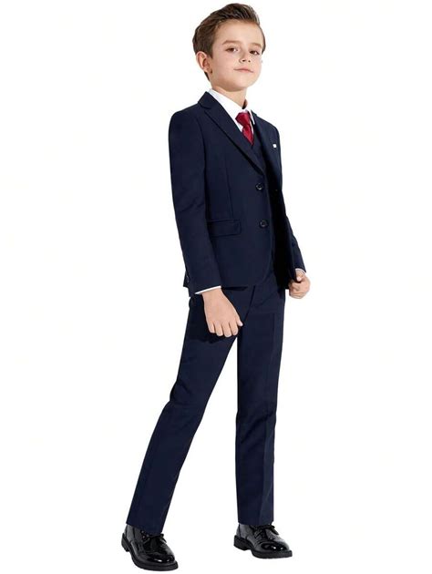 Garnitur dla chłopca w wieku nastoletnim, formalny zestaw garniturowy ...