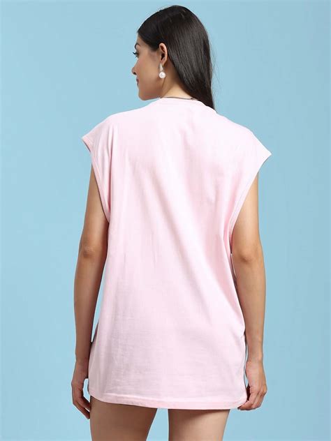WOMEN JUST CHILL PINK PANTHER PRINTED T-SHIRT PINK | Buy Online at ...