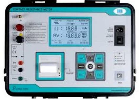 Contact Resistance Meter - 100 A Contact Resistance Meter Manufacturer ...