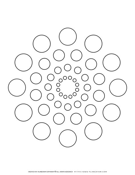 Circular Coloring Pages