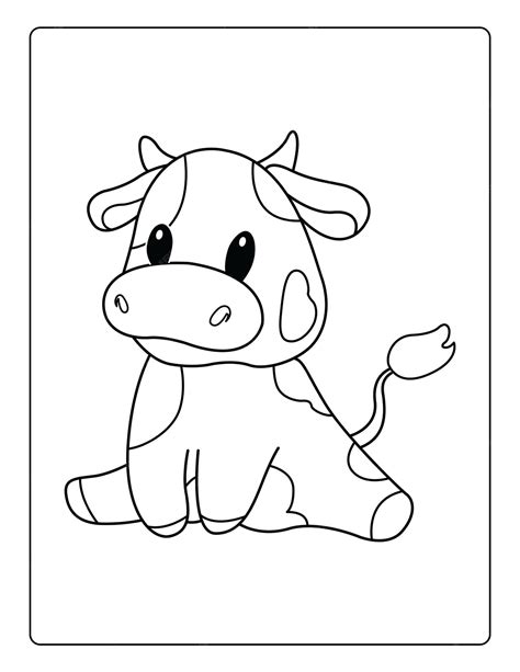 Cute Animated Animals Coloring Pages