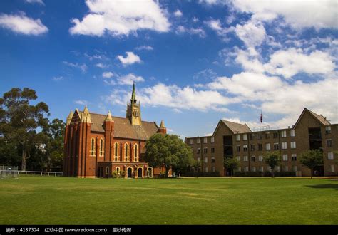 墨尔本大学校园建筑和校园风光高清图片下载_红动网